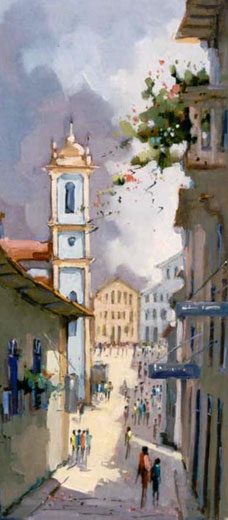 Pelourinho Visto da Ladeira do Carmo