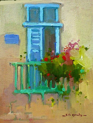 Window with Flowers