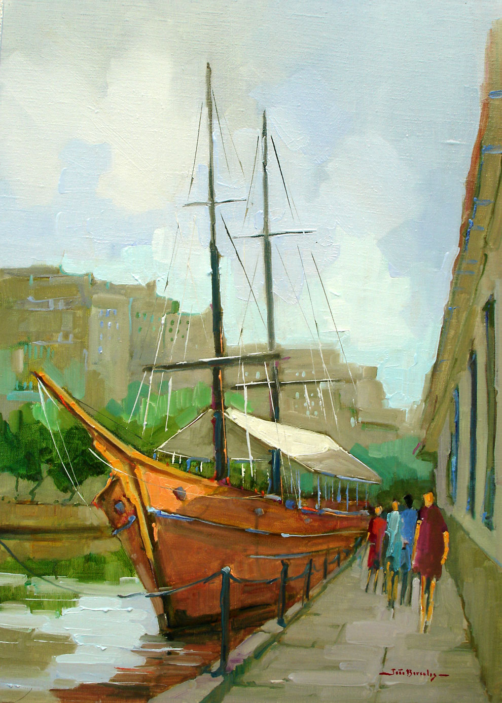 Sailboat in the Navy Cultural Group