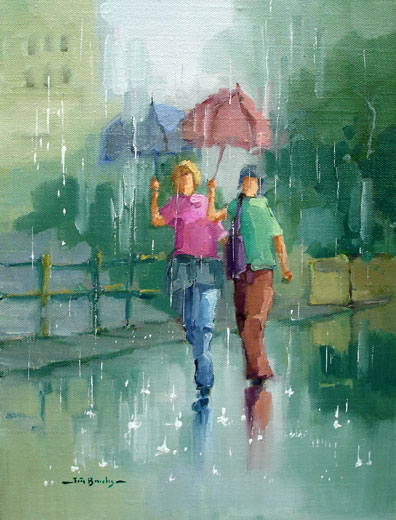 Walking in the Rain