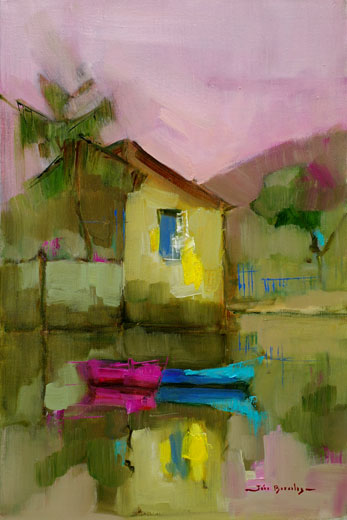 Landscape with Cyan, Magenta and Yellow