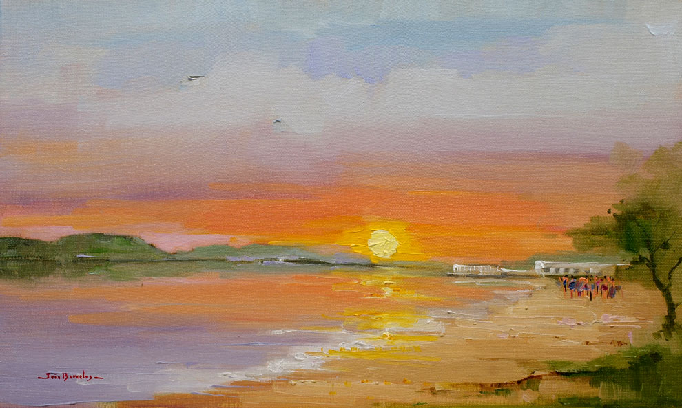 Por do Sol na Praia da Bica I