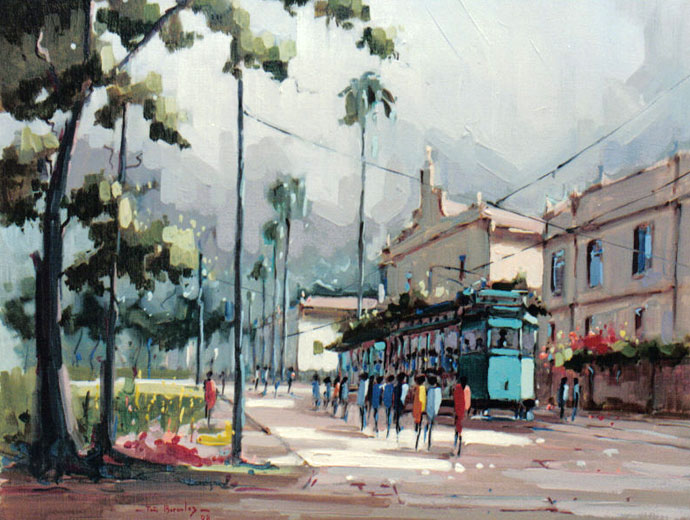 Landscape with Streetcar