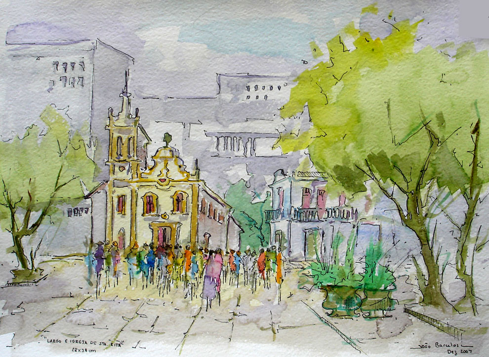 Largo e Igreja de Santa Rita
