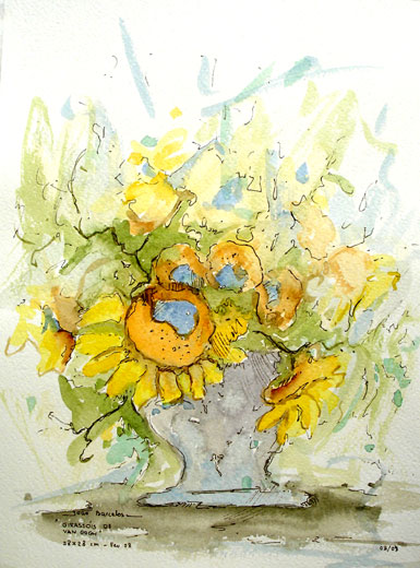 Girassóis de Van Gogh