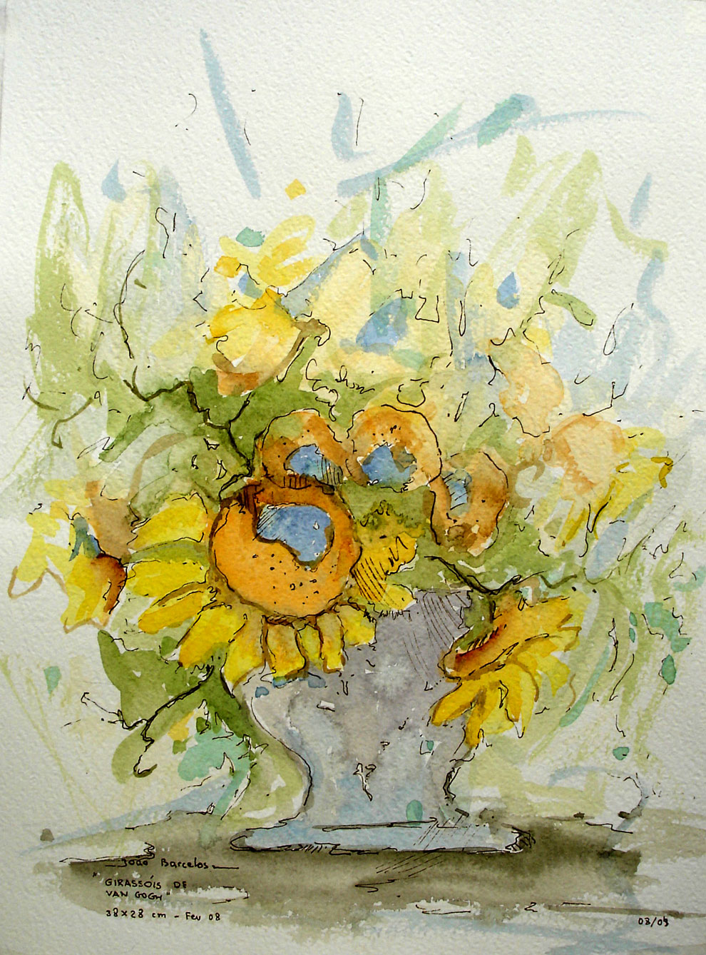 Girassóis de Van Gogh