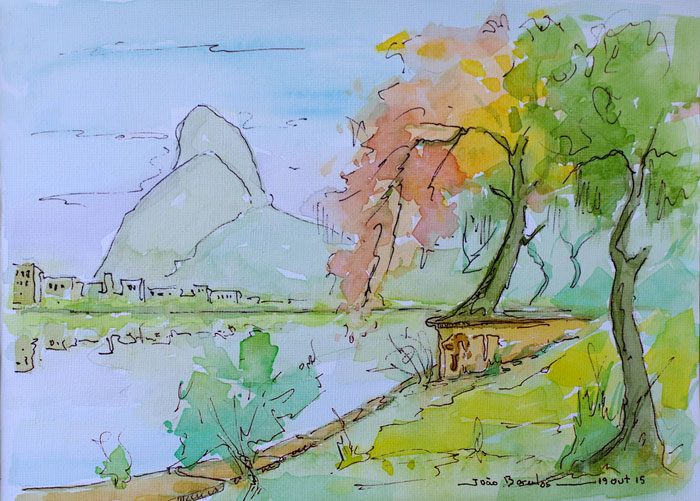 Árvores na Lagoa