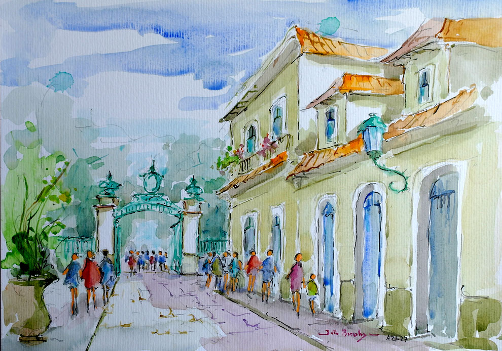 Rua Buenos Aires - Rua do Hospício em 1904