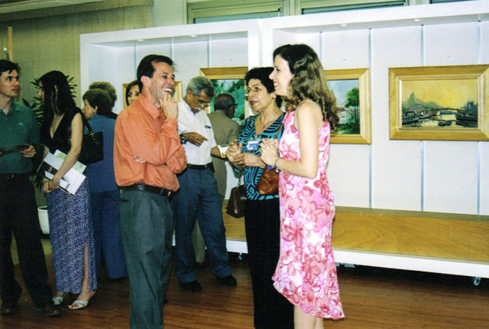 Conversando com Ena e Ana.