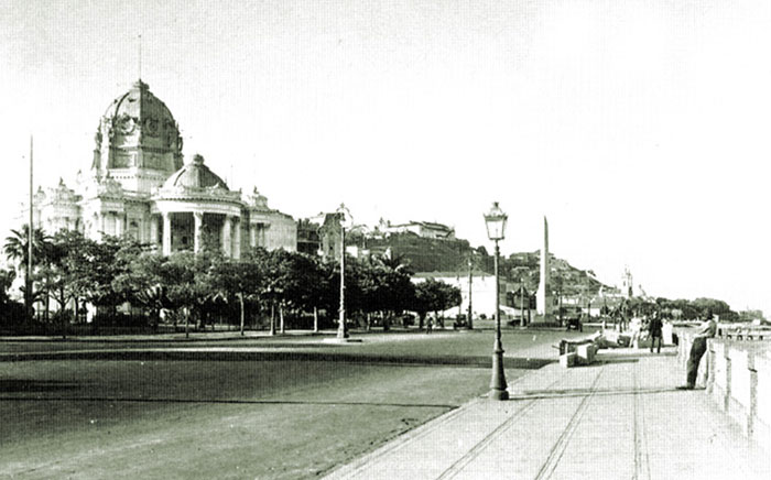 Foto da Av. Beira-Mar no início do Séc. XX